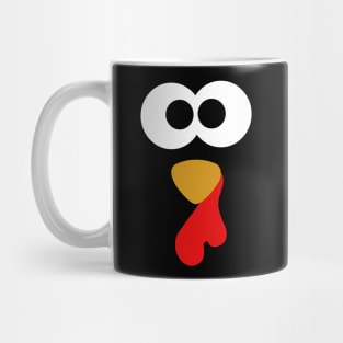 Thanksgiving Turkey Face Mug